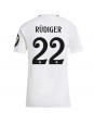 Real Madrid Antonio Rudiger #22 Domácí Dres pro Dámské 2024-25 Krátký Rukáv